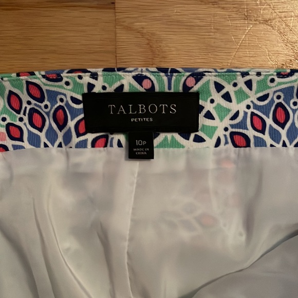 Talbots Floral Colorful Pencil Skirt 10P - Picture 3 of 5